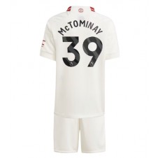 Manchester United Scott McTominay #39 Tredjedraktsett Barn 2023-24 Kortermet (+ korte bukser)